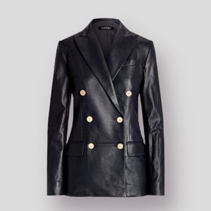 Ralph Lauren Leather Blazer
